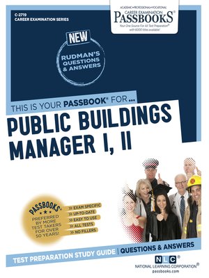 cover image of Public Buildings Manager I, II